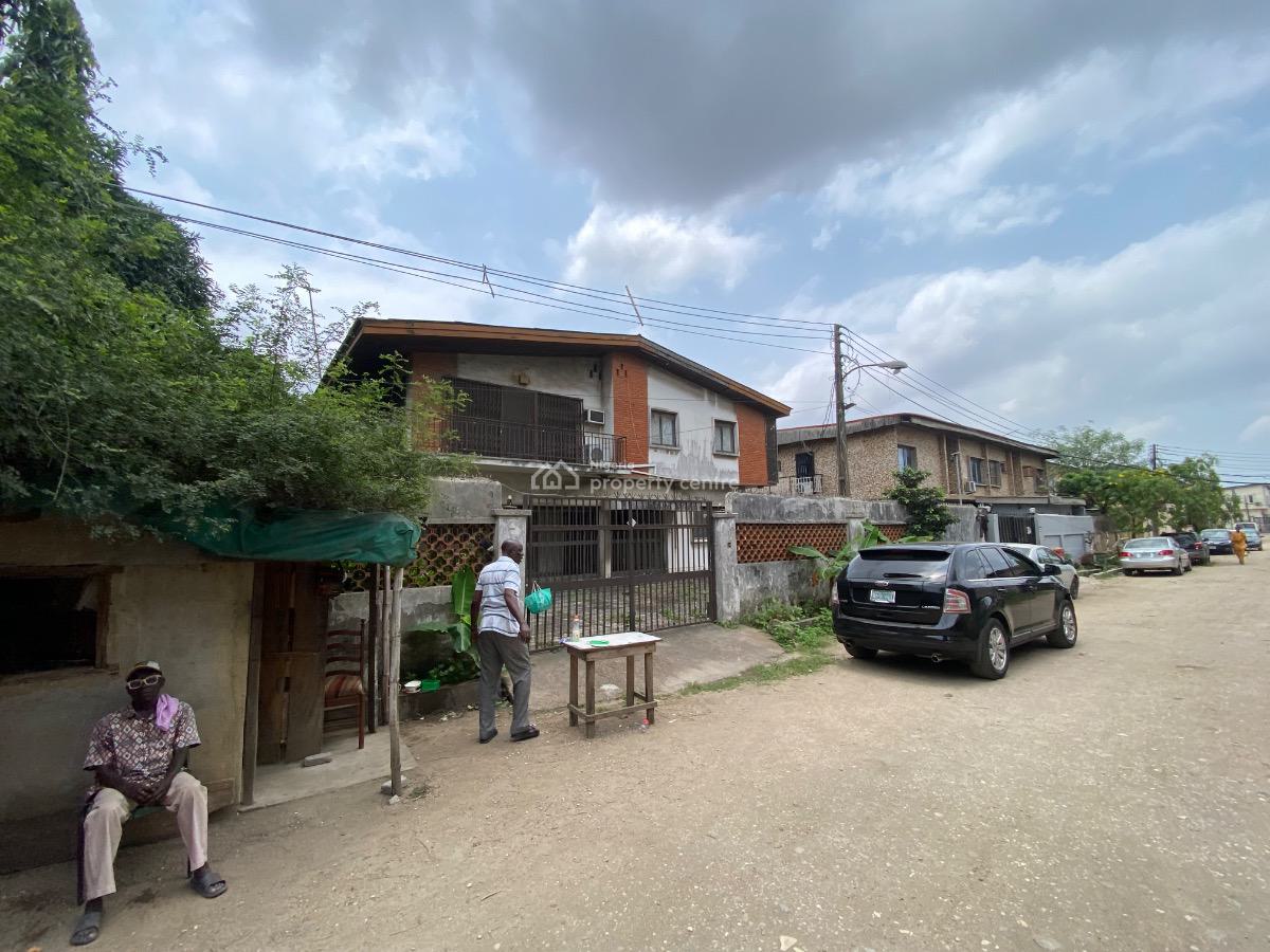 750sqm Corner Piece Land Accommodating 10 Bedroom & 6 Bedroom House, Sura Mogaji Street, Ilupeju, Lagos, Mixed-use Land for Sale