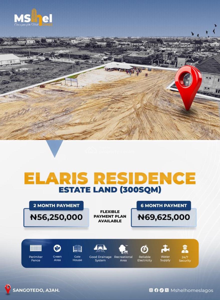 Elaris Residence, Sangotedo, Ajah, Lagos, Sangotedo, Ajah, Lagos, Residential Land for Sale