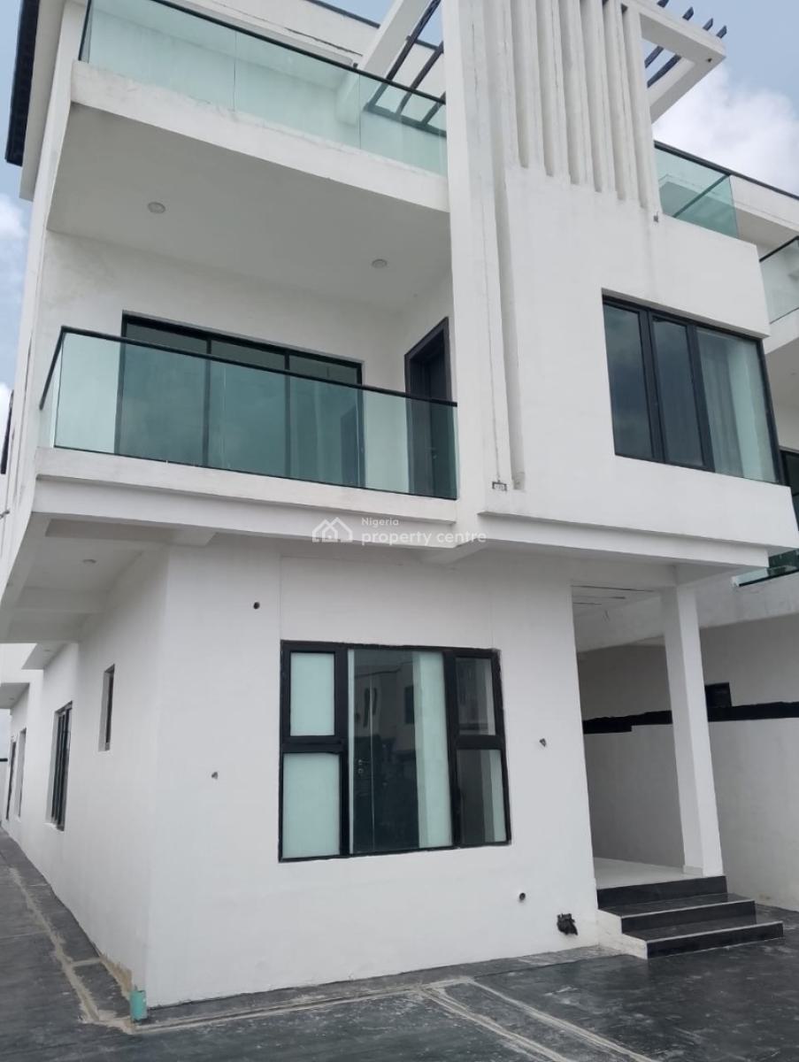 4bedroom Detached Carcass Duplex with a Room Bq and Swimming Pool, Tulip Havens Estate, Chevron Alternative, Lekki Lagos., Lekki, Lagos, Detached Duplex for Sale