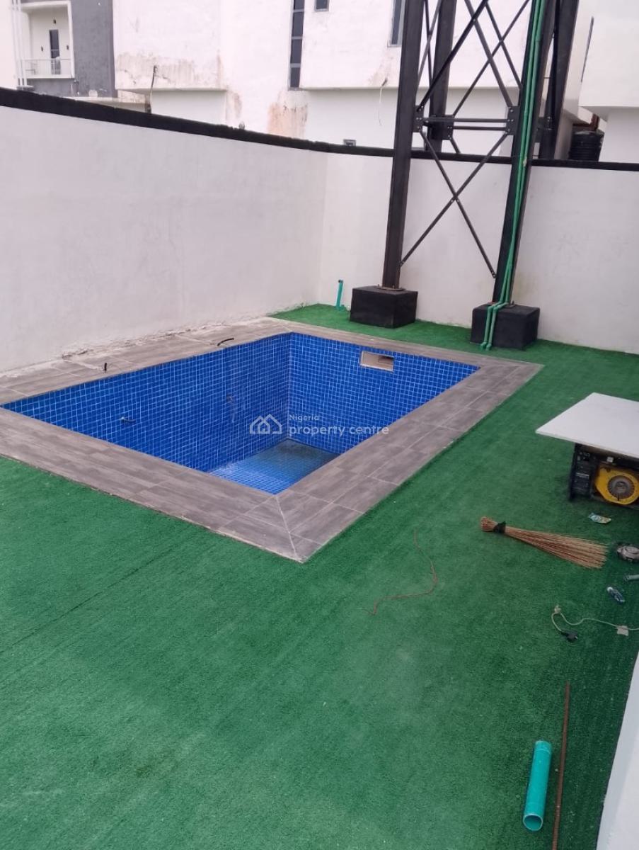 4bedroom Detached Carcass Duplex with a Room Bq and Swimming Pool, Tulip Havens Estate, Chevron Alternative, Lekki Lagos., Lekki, Lagos, Detached Duplex for Sale