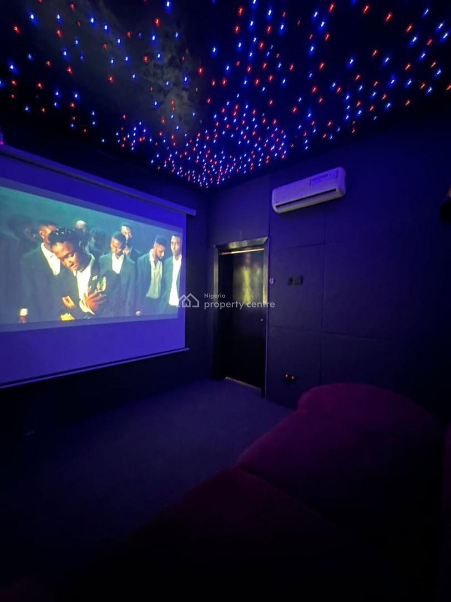 Beautifully Designed One Bedroom Apartment with Cinema, Osapa London, Lekki, Lagos, Flat / Apartment Short Let