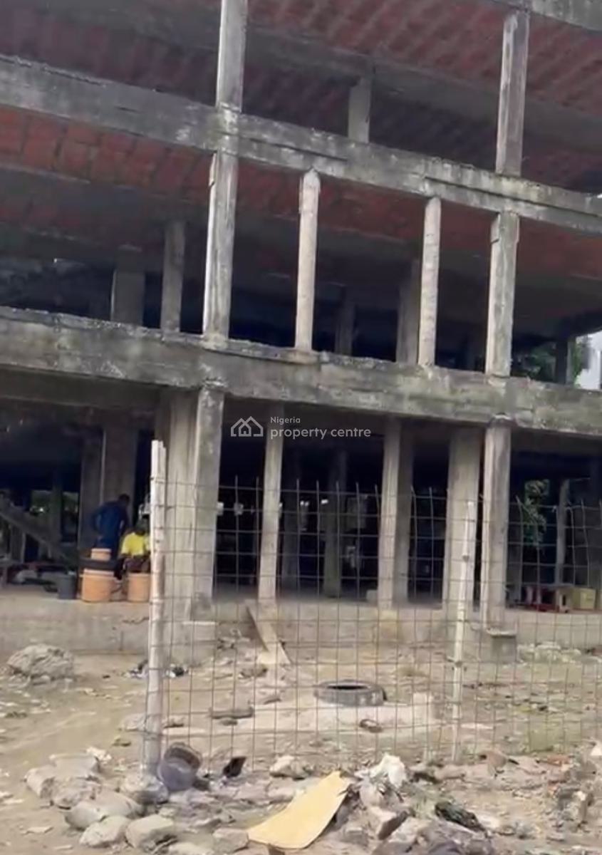 Land Measuring 1,800sqm with Carcass Structure, Lekki Phase 1, Lekki, Lagos, Mixed-use Land for Sale