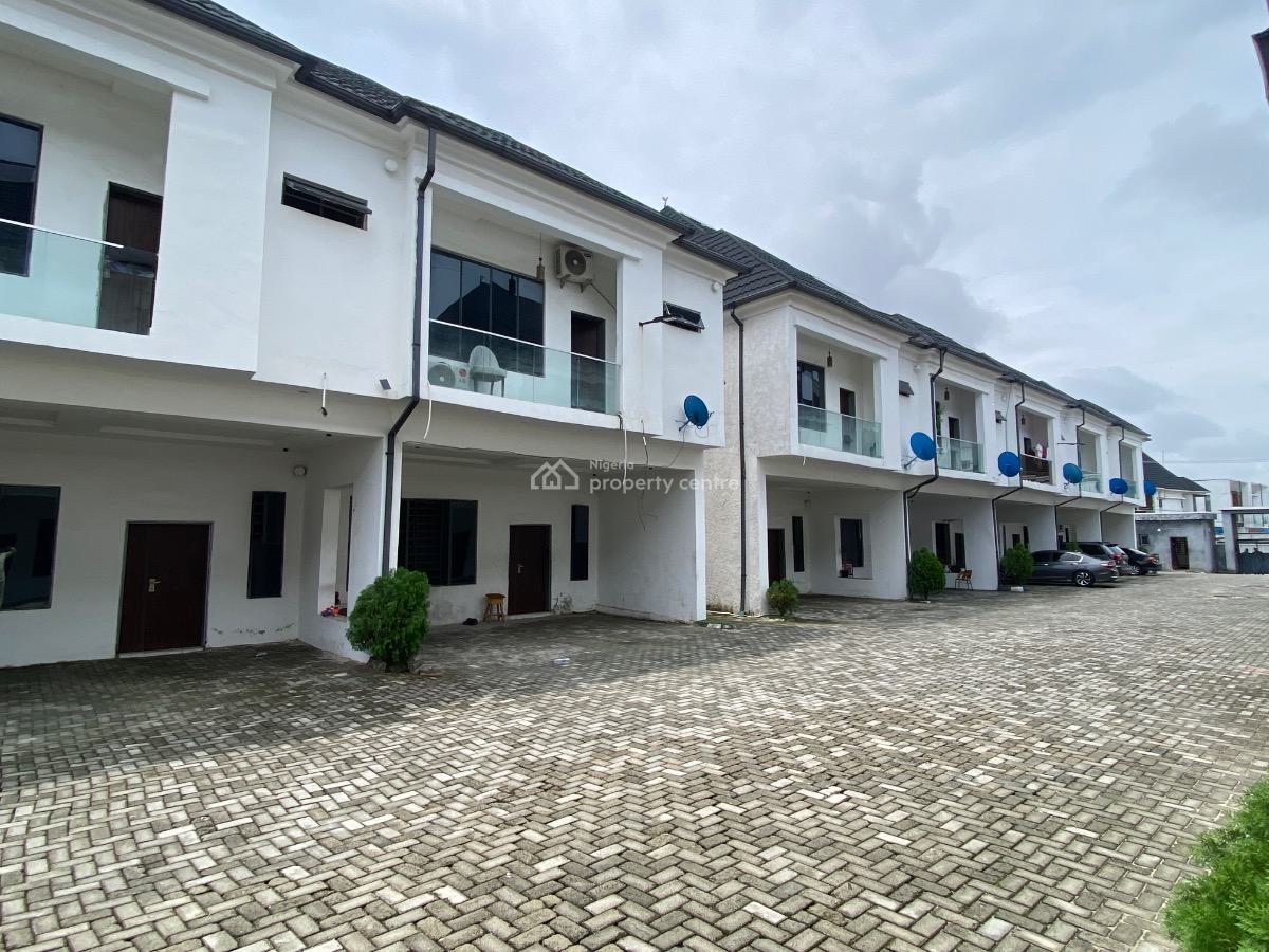 4 Bedroom Terrace Duplex, with All Rooms Ensuit, De-fortieth Estate, Ewumi Road, Off Oba Omogbolahan Lawani Street, Ikota, Lekki, Lagos, Terraced Duplex for Sale