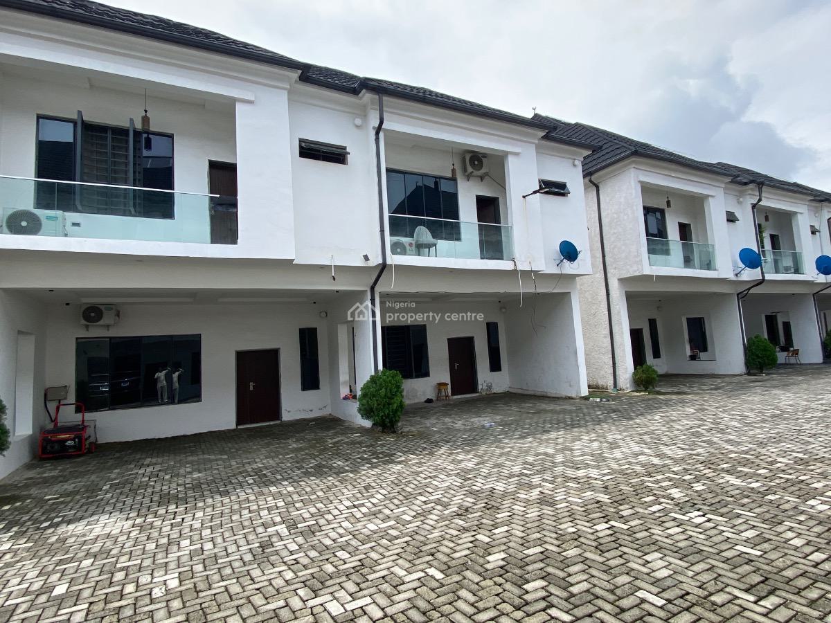 4 Bedroom Terrace Duplex, with All Rooms Ensuit, De-fortieth Estate, Ewumi Road, Off Oba Omogbolahan Lawani Street, Ikota, Lekki, Lagos, Terraced Duplex for Sale
