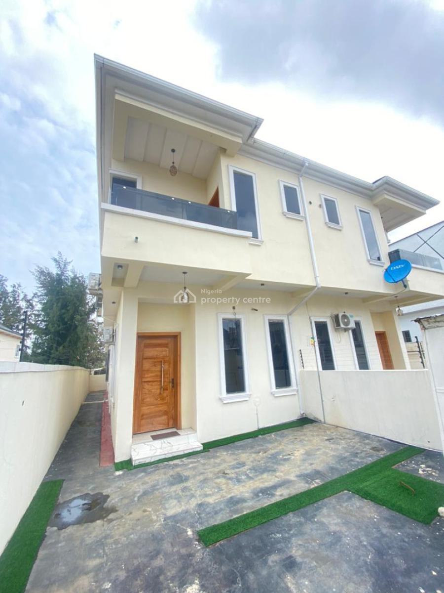 Furnished 4 Bedroom Semidetached Duplex in an Estate, Ikota, Lekki, Lagos, Semi-detached Duplex for Rent