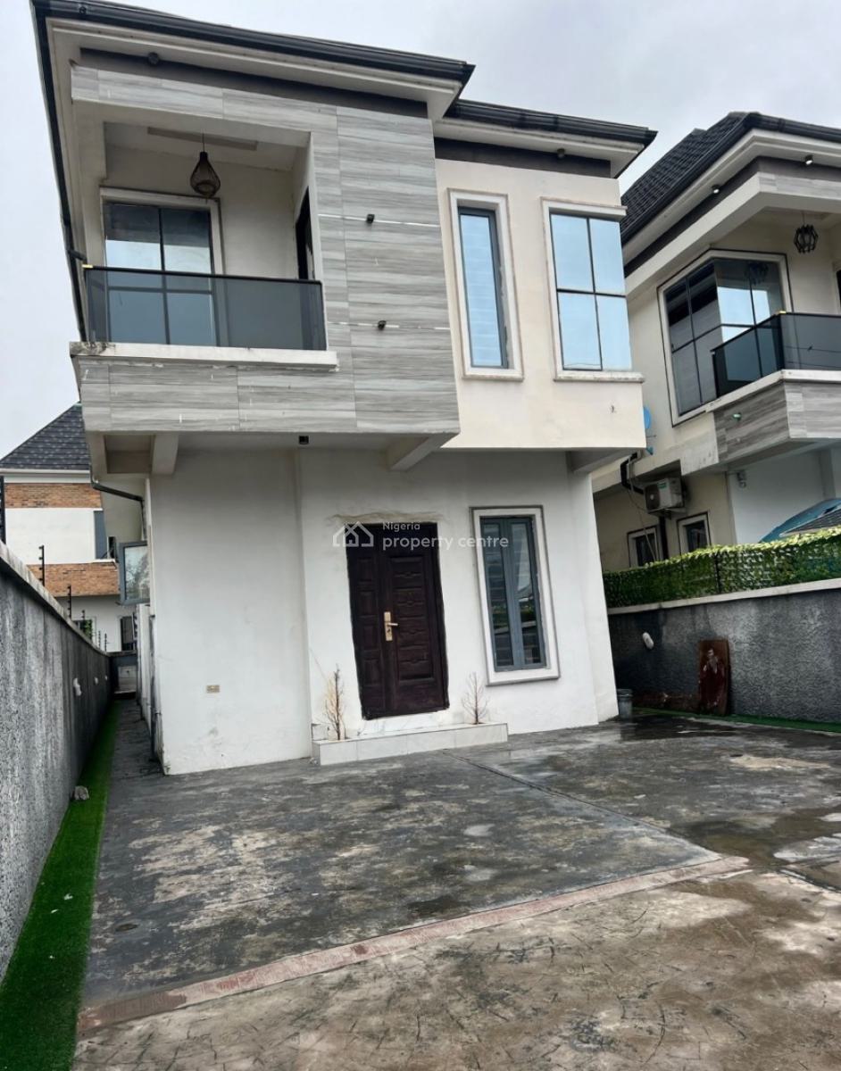 4 Bedroom Detached House with 1-room Bq, Suitable for Both Commercial, Megamound Estate Road, Ikota, By Megamound Estate Gate., Ikota, Lekki, Lagos, Detached Duplex for Sale