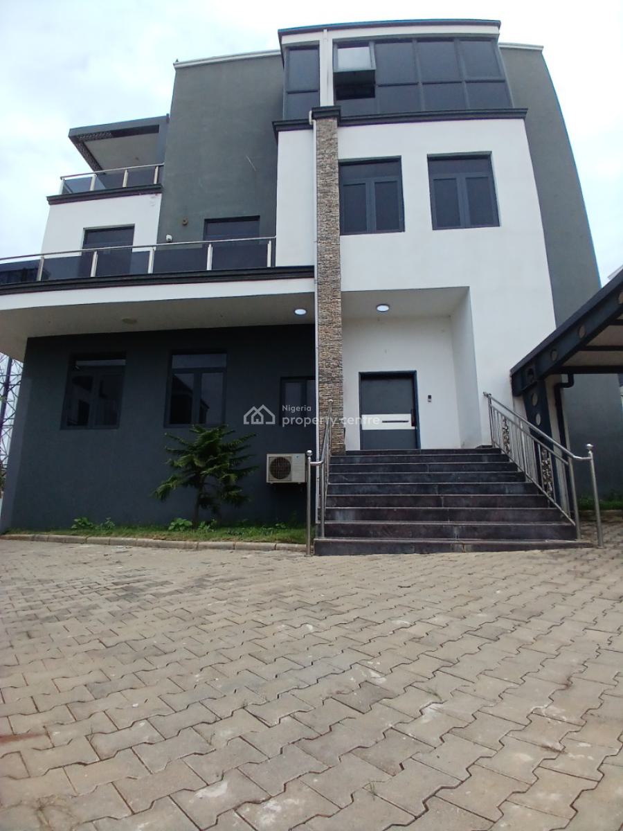 Smart  5 Bedroom Duplex with Elevator with a Room Bq, Diplomatic Zone, Asokoro District, Abuja, Detached Duplex for Rent