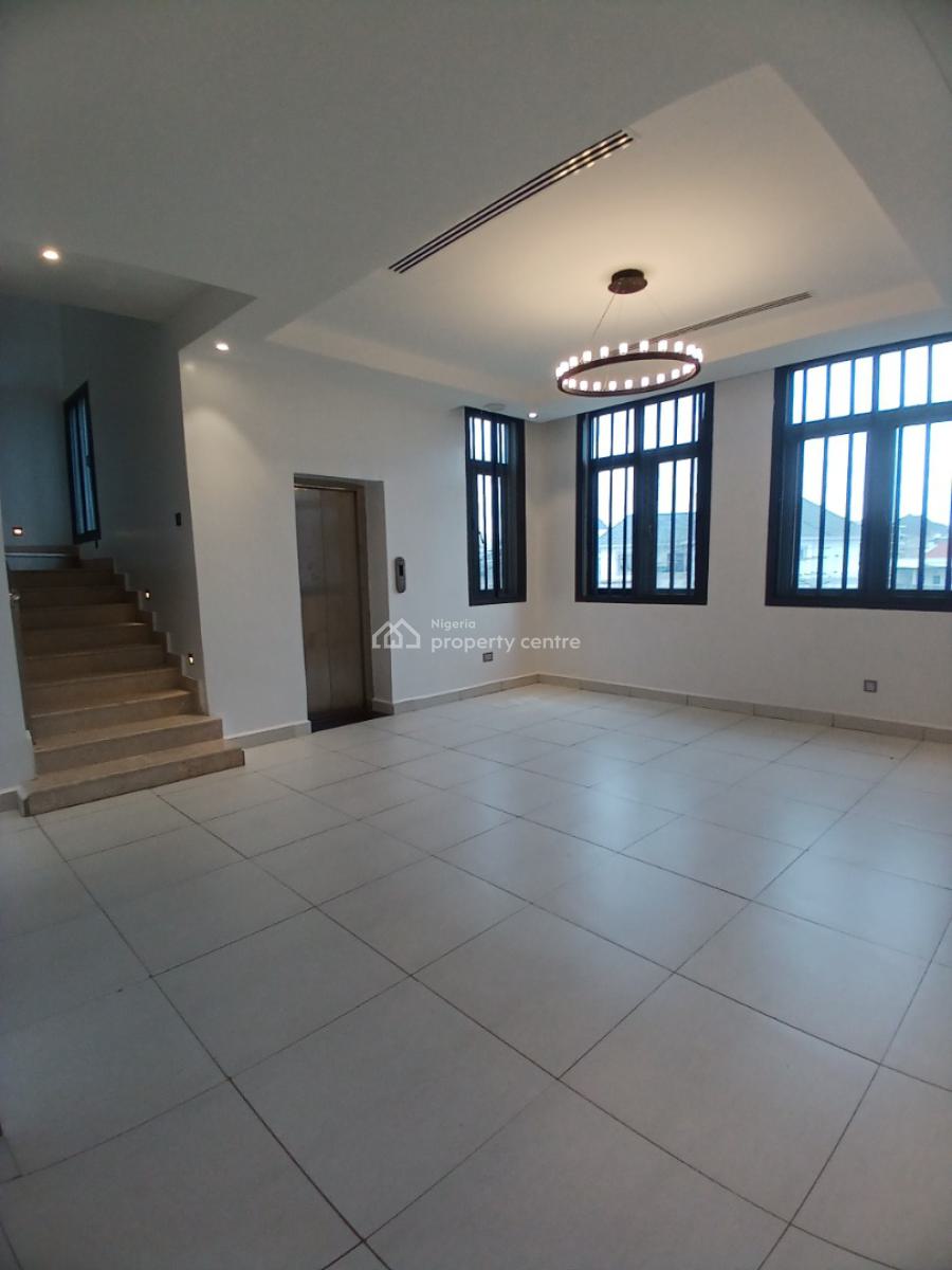 Smart  5 Bedroom Duplex with Elevator with a Room Bq, Diplomatic Zone, Asokoro District, Abuja, Detached Duplex for Rent