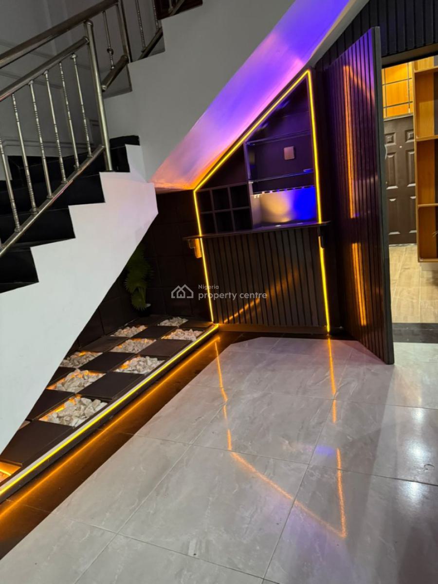 Brandnew Furnished 4 Bedroom Corner Piece Terrace Duplex,in a Service, Ajah, Lagos, Terraced Duplex for Sale