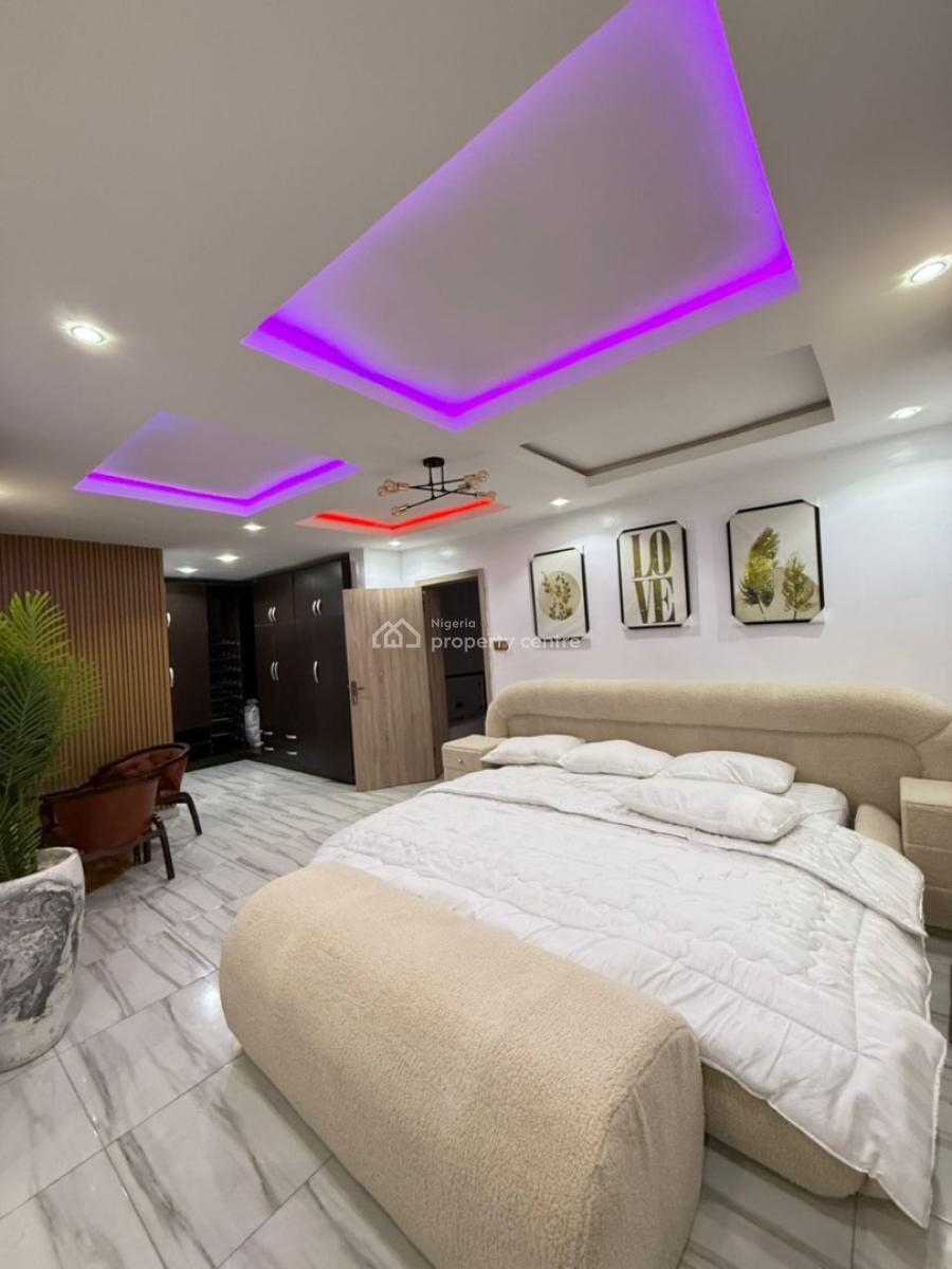 Brandnew Furnished 4 Bedroom Corner Piece Terrace Duplex,in a Service, Ajah, Lagos, Terraced Duplex for Sale
