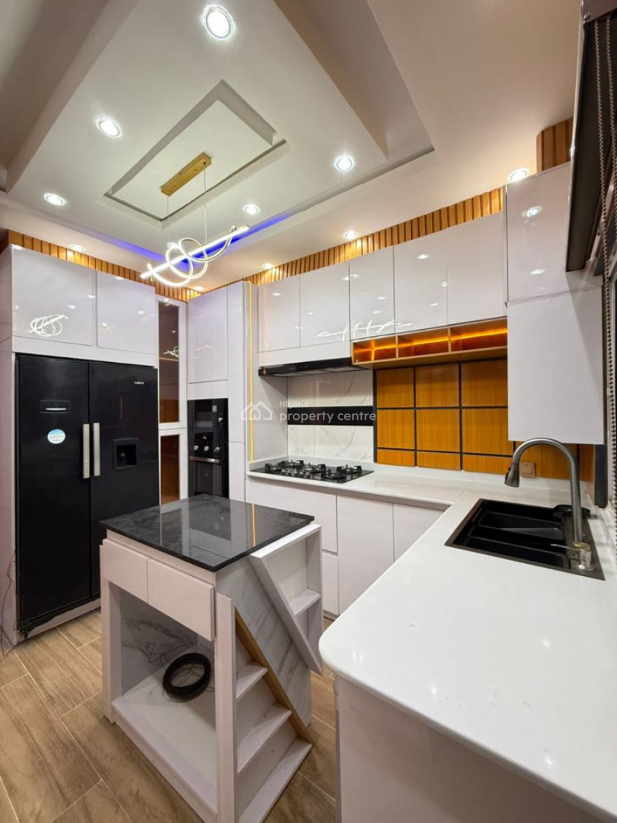 Brandnew Furnished 4 Bedroom Corner Piece Terrace Duplex,in a Service, Ajah, Lagos, Terraced Duplex for Sale
