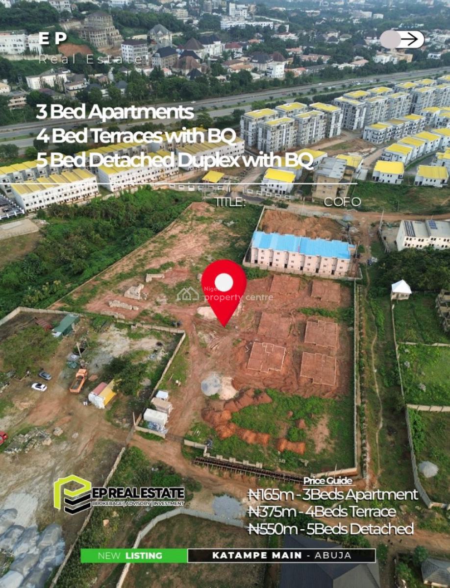 3 Bedroom Apartment, Katampe, Abuja, House for Sale