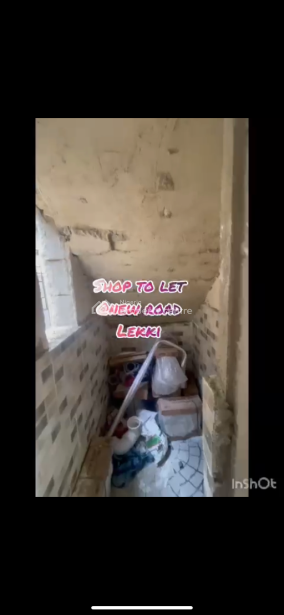 Very Big Shop Space, Opposite Atlantic View Estate, New Road Lekki, Lekki, Lagos, Shop for Rent