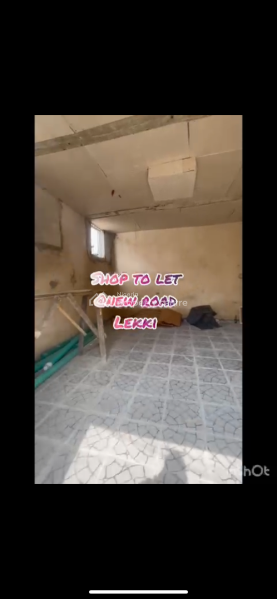 Very Big Shop Space, Opposite Atlantic View Estate, New Road Lekki, Lekki, Lagos, Shop for Rent