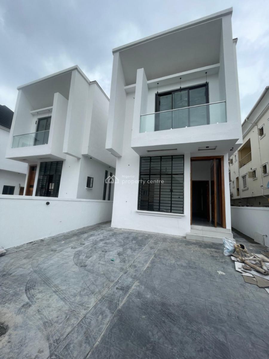 Newly Built 5 Bedroom Detached Duplex with Bq, Osapa, Lekki, Lagos, Detached Duplex for Sale