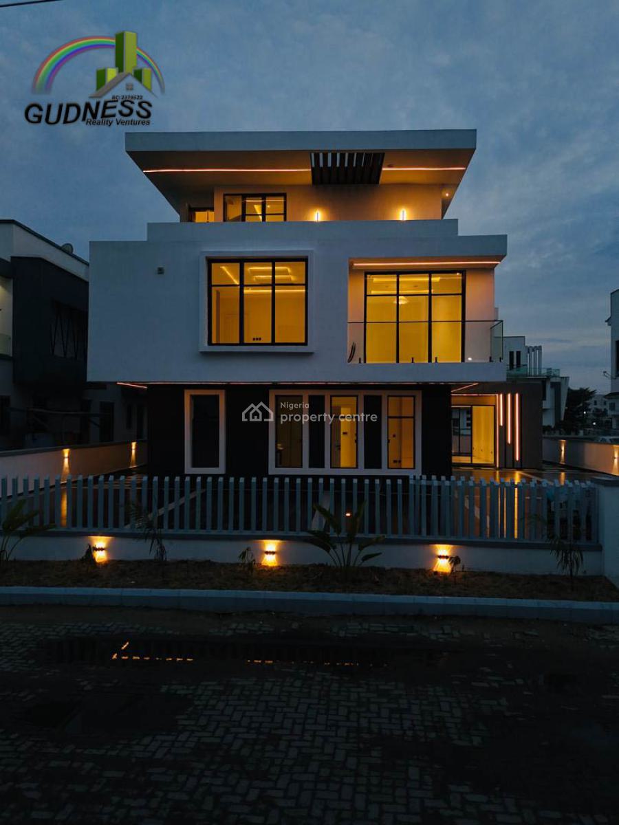 Newly Built 5 Bedroom Detached House with Amazing Features, Lekki, Lagos, Detached Duplex for Sale
