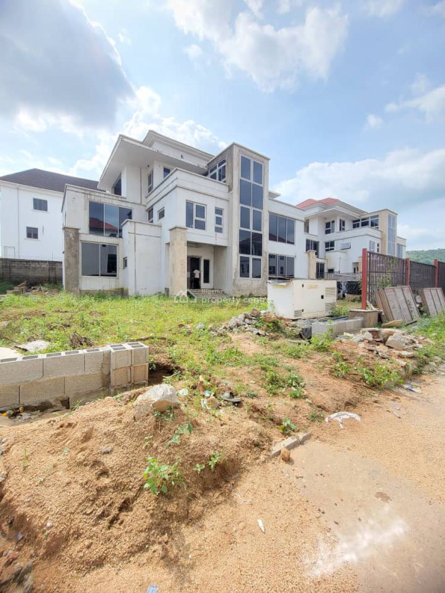 5 Bedroom  Advanced Shell Detached Duplex with a Room Bq, Katampe Extension, Katampe, Abuja, Detached Duplex for Sale