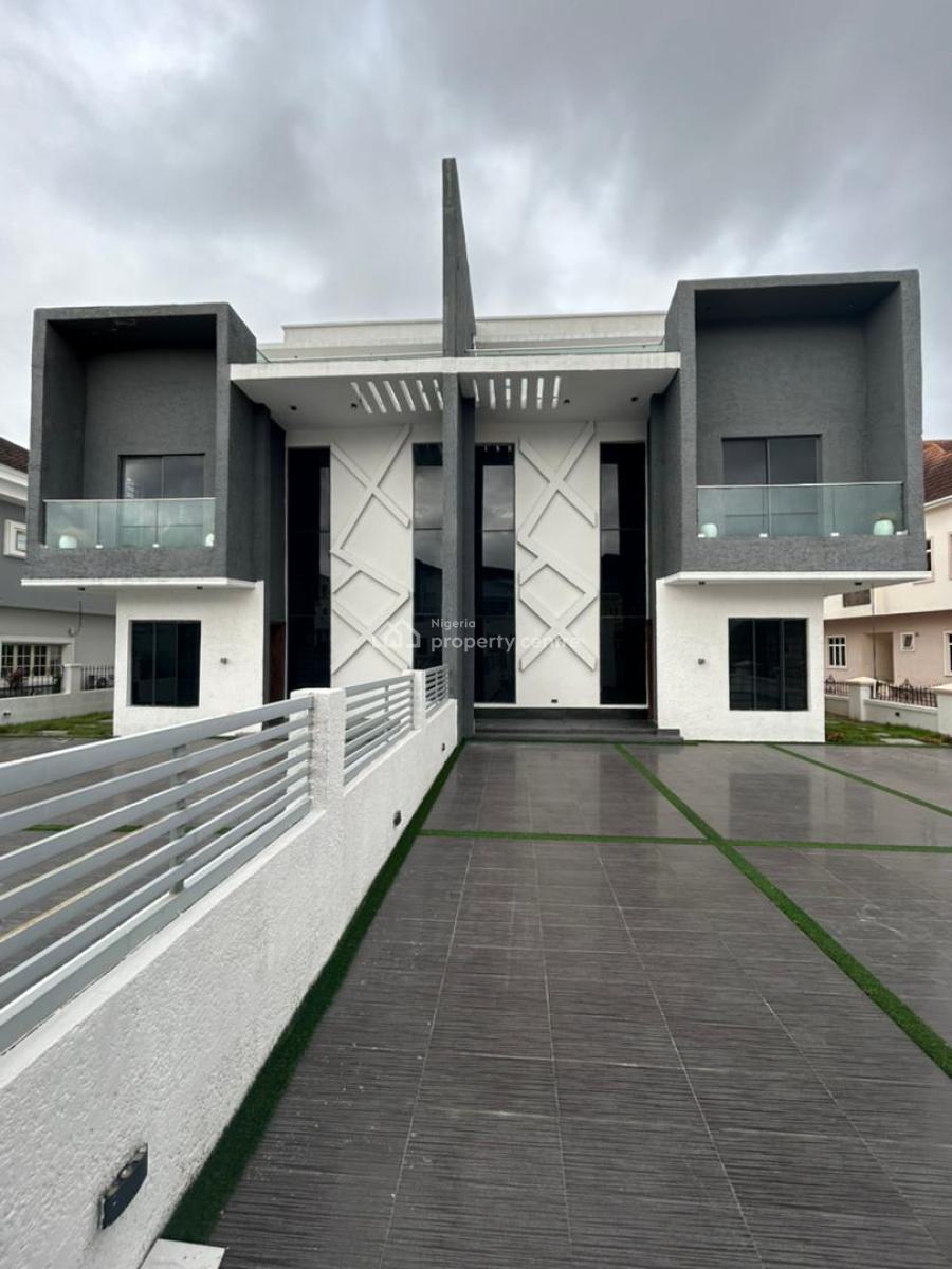 5bedroom Semi Detached Duplex with Penthouse, Osapa, Lekki, Lagos, Semi-detached Duplex for Sale