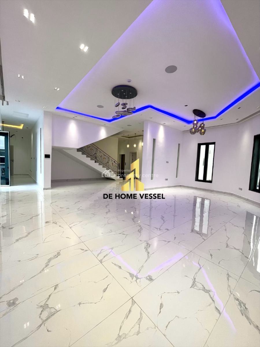 Magnificent Carved 6 Bedroom Detached Home with Elevator, Cinema, Pool, Osapa, Lekki, Lagos, Detached Duplex for Sale