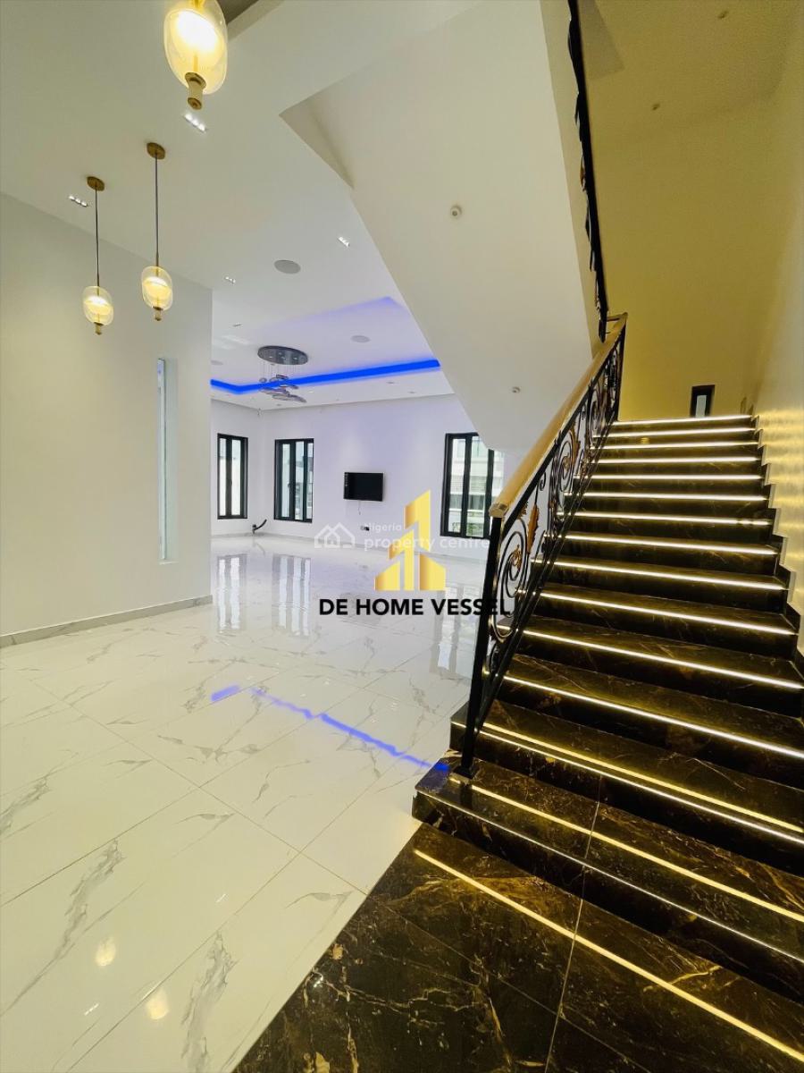 Magnificent Carved 6 Bedroom Detached Home with Elevator, Cinema, Pool, Osapa, Lekki, Lagos, Detached Duplex for Sale