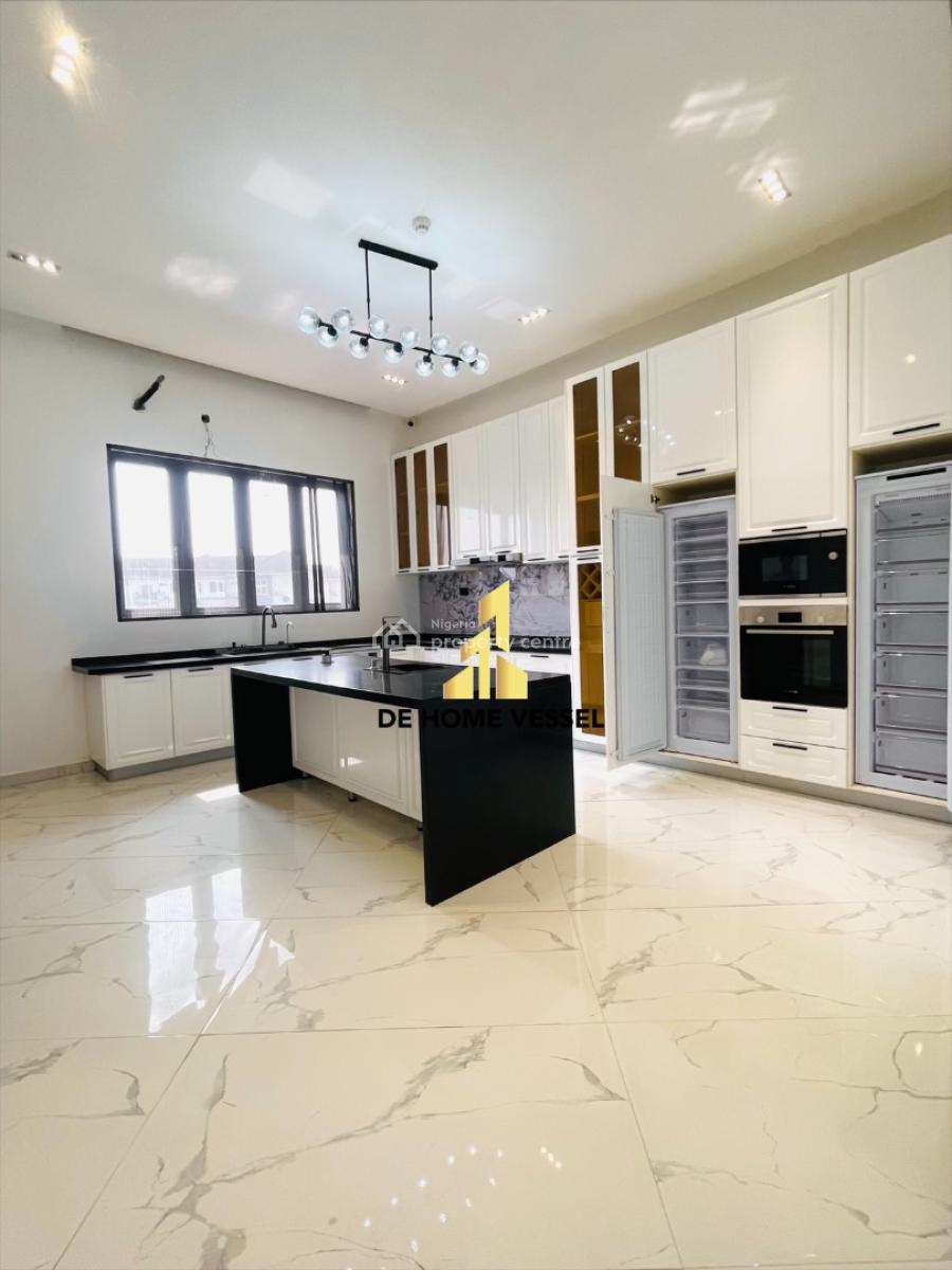 Magnificent Carved 6 Bedroom Detached Home with Elevator, Cinema, Pool, Osapa, Lekki, Lagos, Detached Duplex for Sale