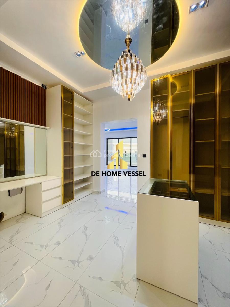 Magnificent Carved 6 Bedroom Detached Home with Elevator, Cinema, Pool, Osapa, Lekki, Lagos, Detached Duplex for Sale