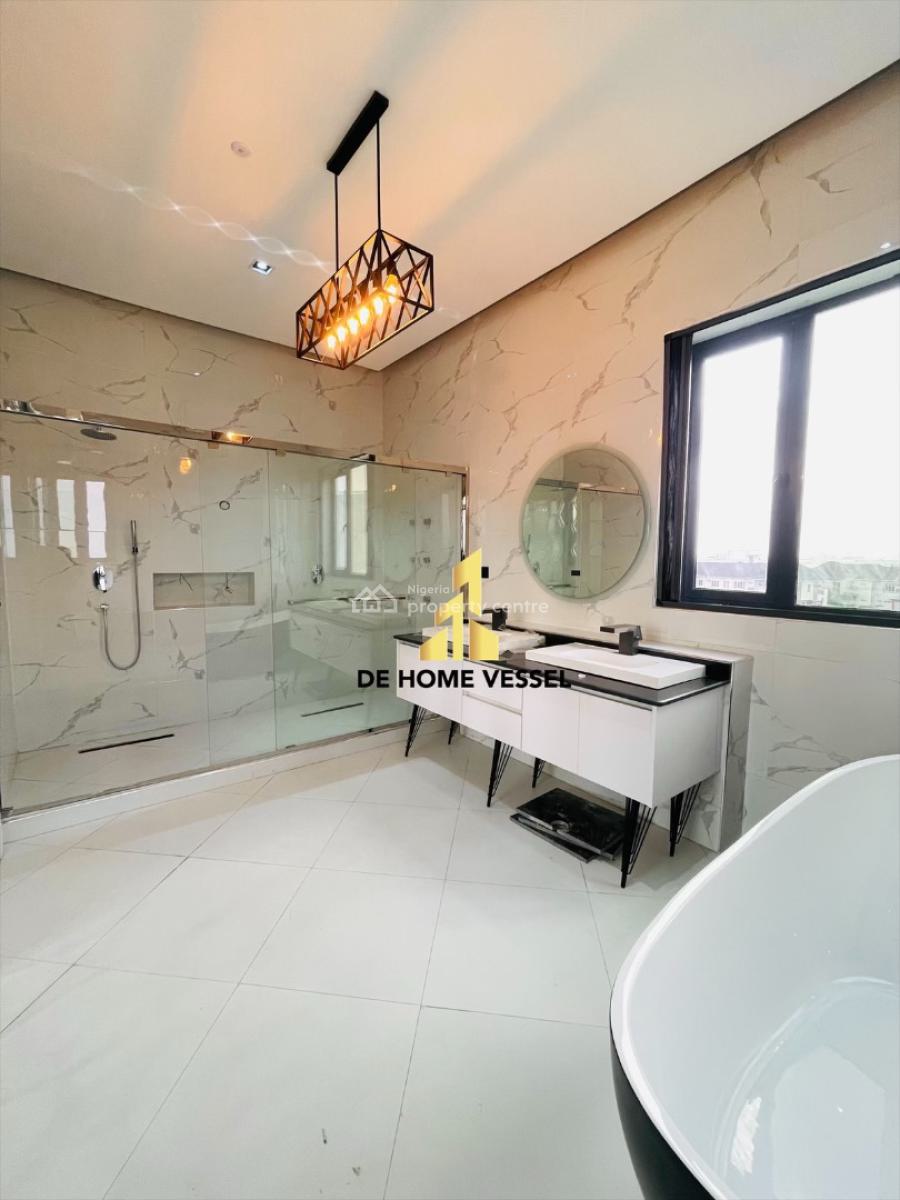 Magnificent Carved 6 Bedroom Detached Home with Elevator, Cinema, Pool, Osapa, Lekki, Lagos, Detached Duplex for Sale