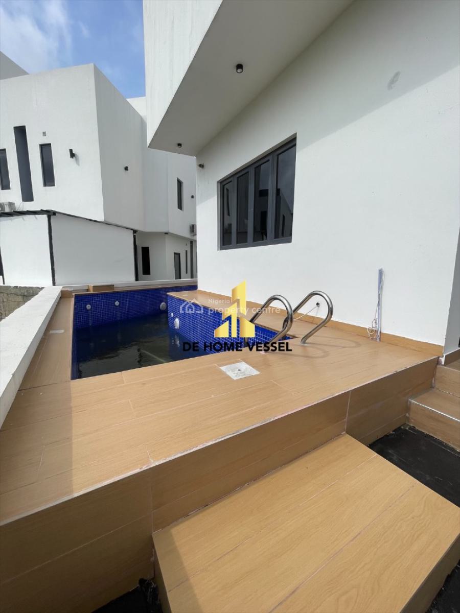 Magnificent Carved 6 Bedroom Detached Home with Elevator, Cinema, Pool, Osapa, Lekki, Lagos, Detached Duplex for Sale