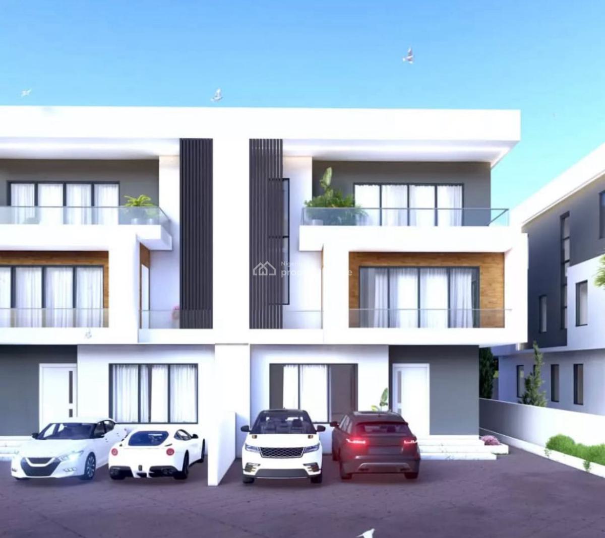 4 Bedroom Semi Detached Duplex with Bq, Life Camp, Abuja, Semi-detached Duplex for Sale