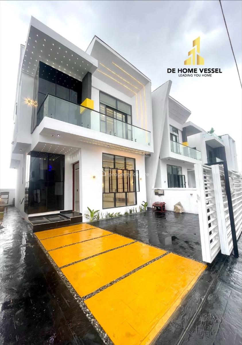 Beautifully Carved 4 Bedroom Fully Detached Home with Bq, Ajah, Lagos, Detached Duplex for Sale