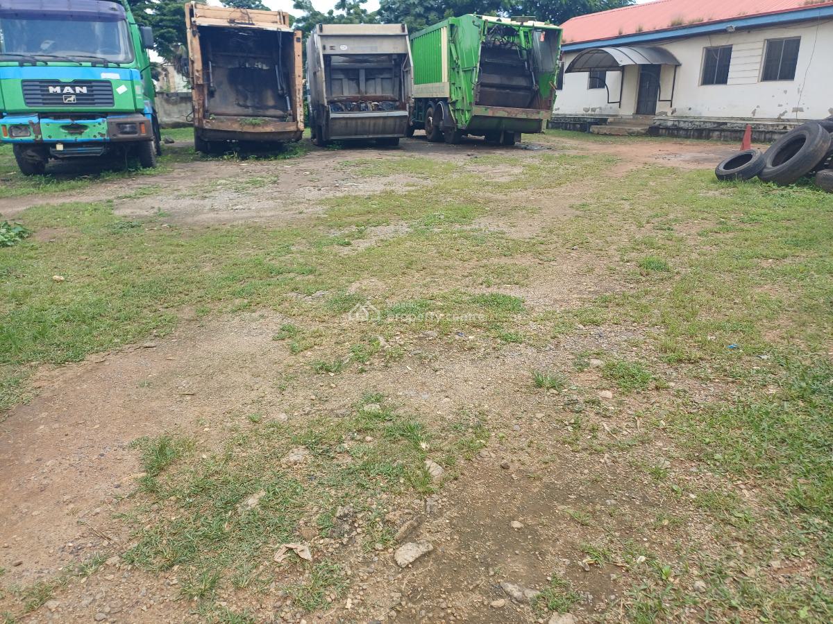 Fenced & Gated Empty Land in a Prime Location, Wuye, Abuja, Warehouse for Rent