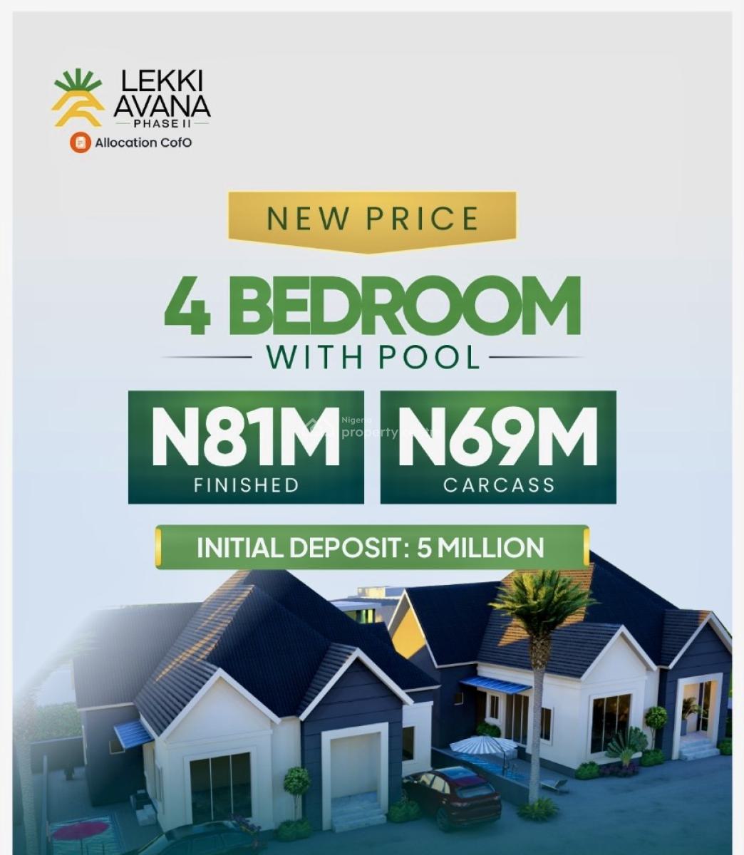 Luxury Bungalow, Eleranigbe, Ibeju Lekki, Lagos, Detached Bungalow for Sale
