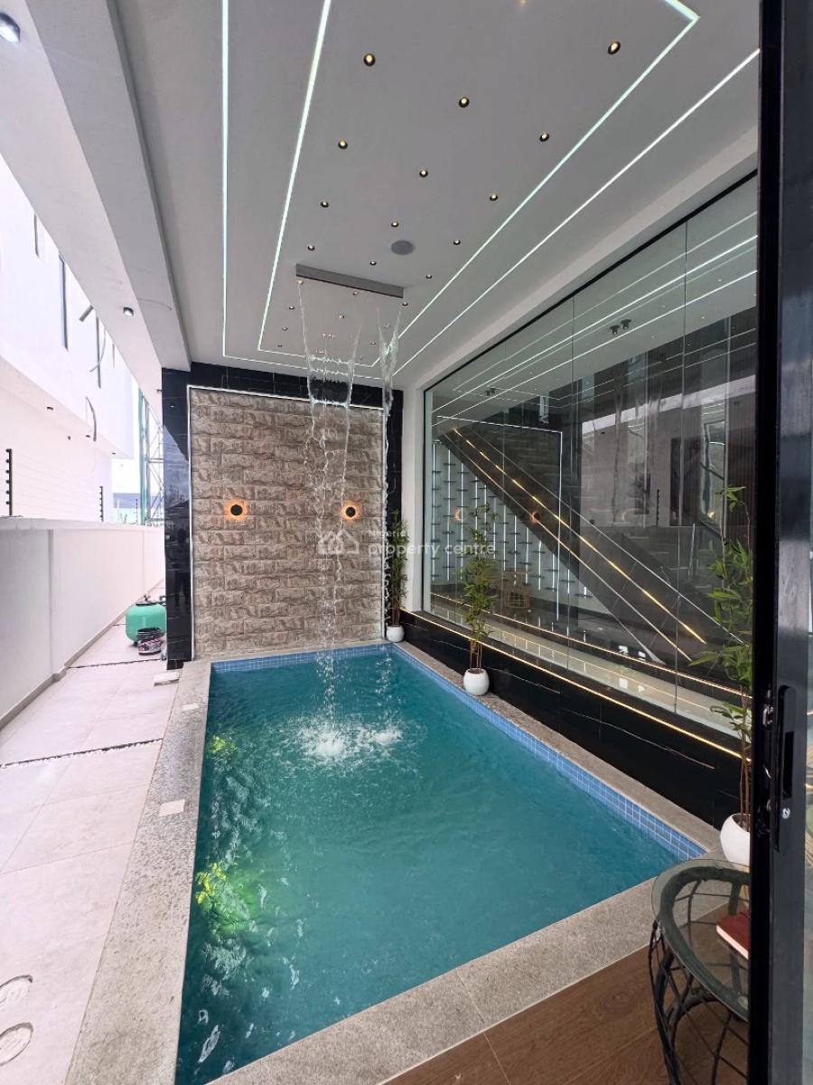 Stunning 5 Bedroom Detached Duplex with Swimming Pool and Bq, Chevron, Lekki, Lagos, Detached Duplex for Sale