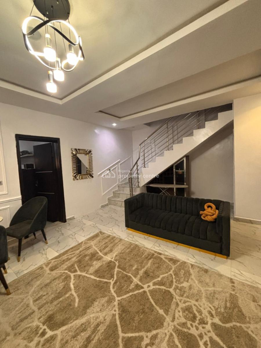 Fully Furnished 3 Bedroom Duplex, Lekki Palm City Estate Addo Road, Ajah, Lagos, Terraced Duplex for Rent
