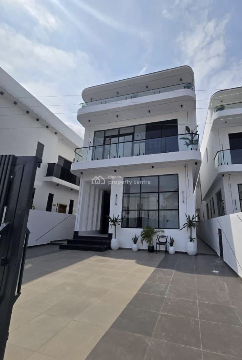 Elegant 5 Bedroom Detached Duplexes with Bq in a Secure Estate, Ikota, Lekki, Lagos, Detached Duplex for Sale