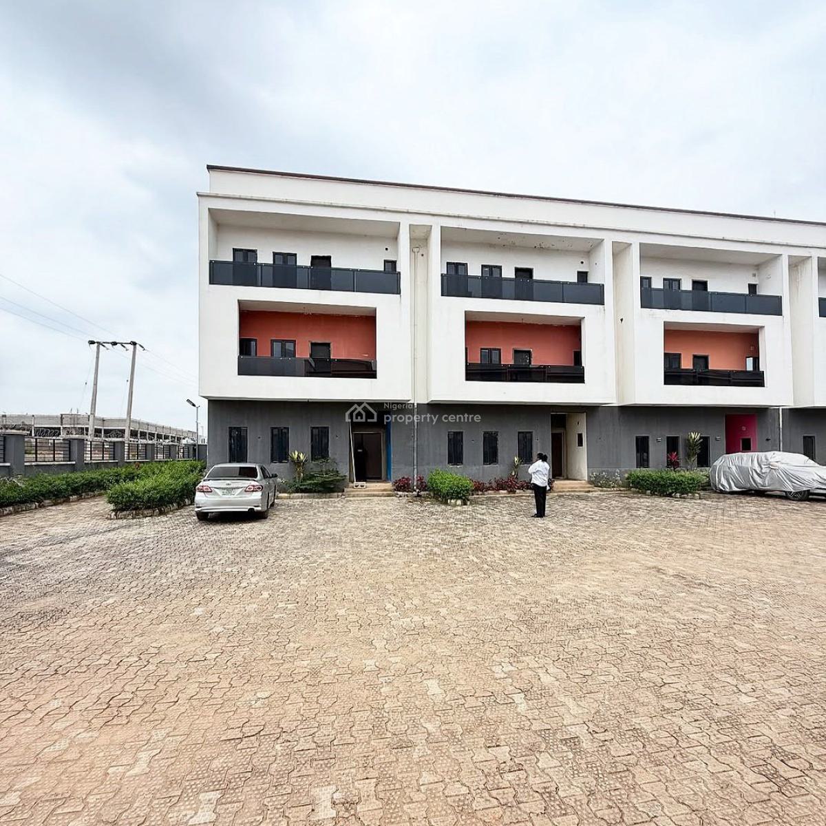 Newly Built 4 Bedroom Terrace Duplex with Bq, Jahi, Abuja, Terraced Duplex for Sale