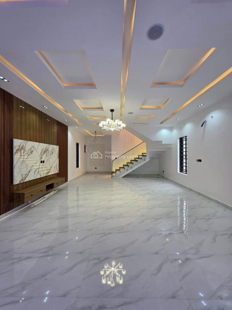 Brand New 5 Bedroom Fully Detached Duplex with Bq, Chevron Tollgate, Lekki, Lagos, Detached Duplex for Sale