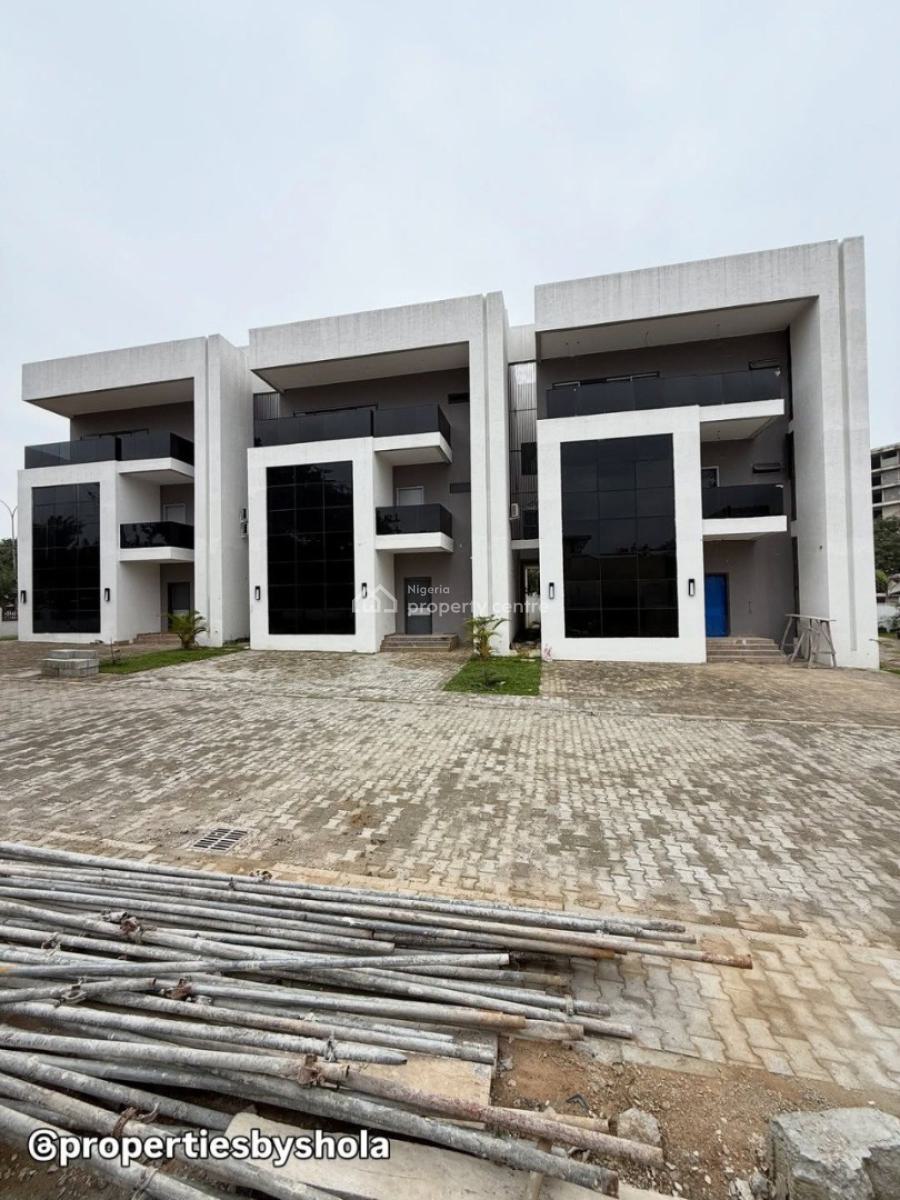 Modern 5-bedroom Terrace Duplex with Bq, Jabi, Abuja, Terraced Duplex for Sale