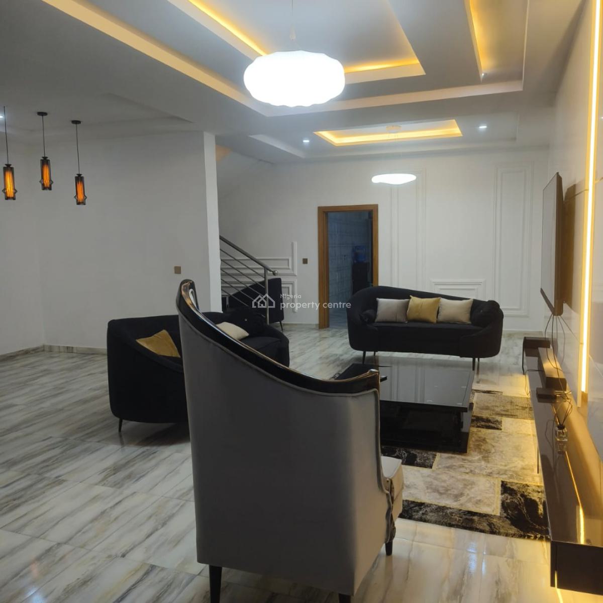 Luxury Fully Furnished 4 Bedrooms Terraced Duplex, Guzape District, Abuja, Terraced Duplex for Rent