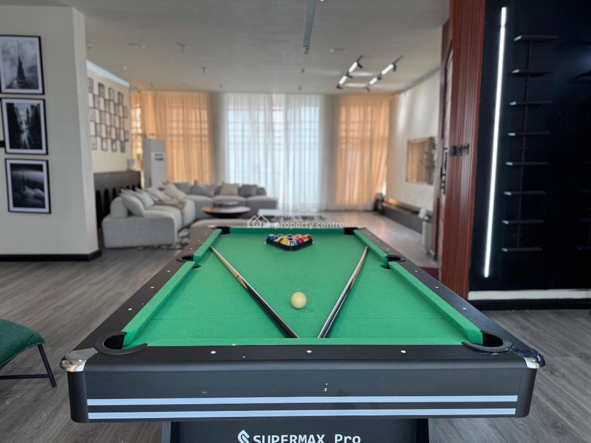 Luxury 3 Bedroom Apartment with Snooker, Lekki Conservation Center, Lekki, Lagos, Flat / Apartment Short Let