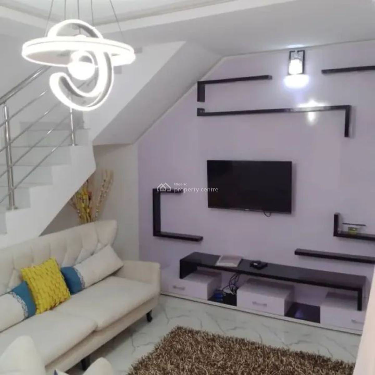 Furnished 3 Bedroom Self-compound Duplex with Bq, Off Allen Avenue, Allen, Ikeja, Lagos, Terraced Duplex for Rent