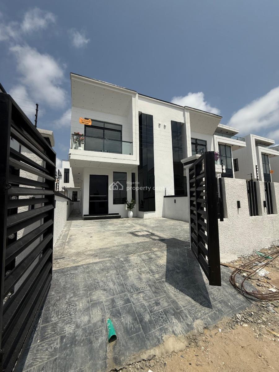 Self Compound 4 Bedroom Semi Detached Duplex with Bq, Ajah, Lagos, Semi-detached Duplex for Sale