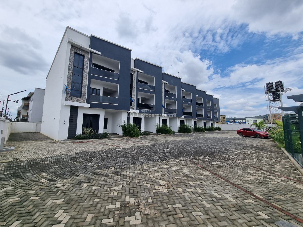Newly Built 4 Built Bedroom Terrace Duplex with Bq, Life Camp, Abuja, Terraced Duplex for Sale