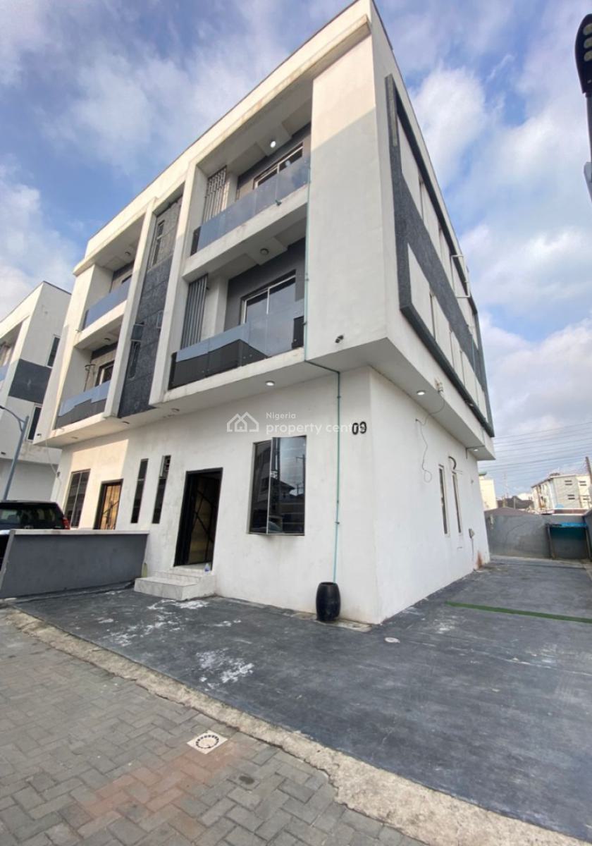 Sharp 4bedroom Semi Detached with Bq and Pool, Secured Estate, Osapa, Lekki, Lagos, Semi-detached Duplex for Rent
