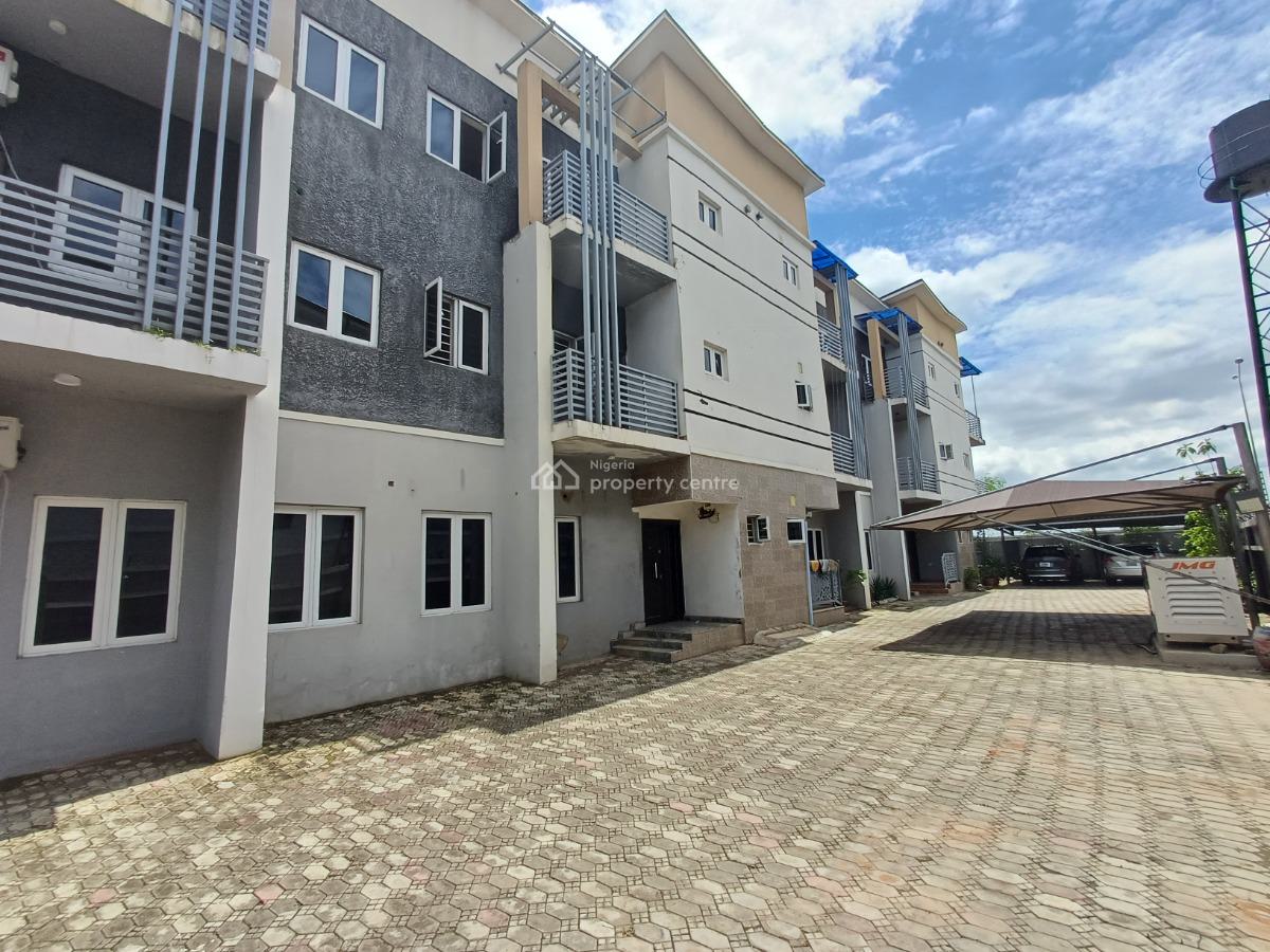 Spacious 4 Bedroom Terrace Duplex with Bq, Wuye, Abuja, Terraced Duplex for Rent
