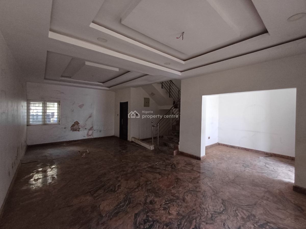 Spacious 4 Bedroom Terrace Duplex with Bq, Wuye, Abuja, Terraced Duplex for Rent