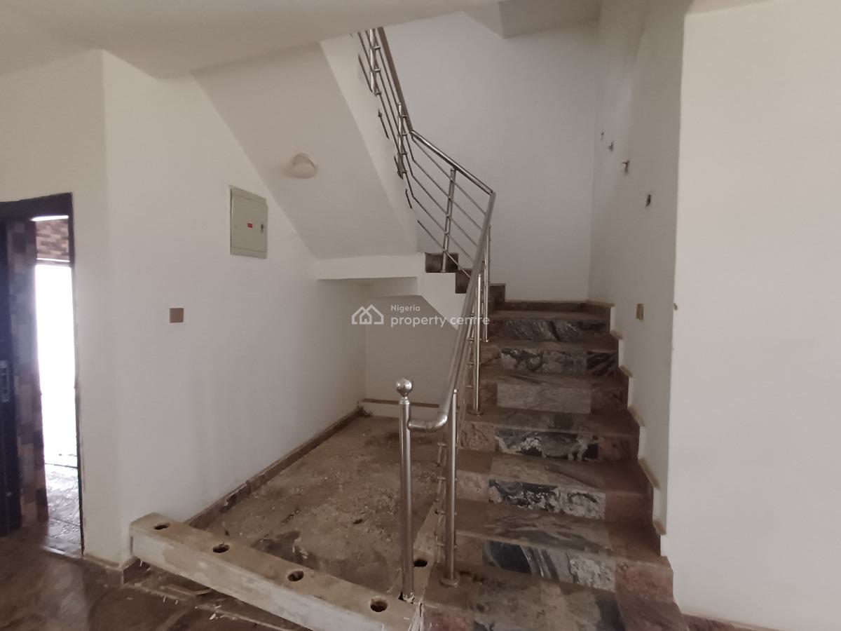 Spacious 4 Bedroom Terrace Duplex with Bq, Wuye, Abuja, Terraced Duplex for Rent