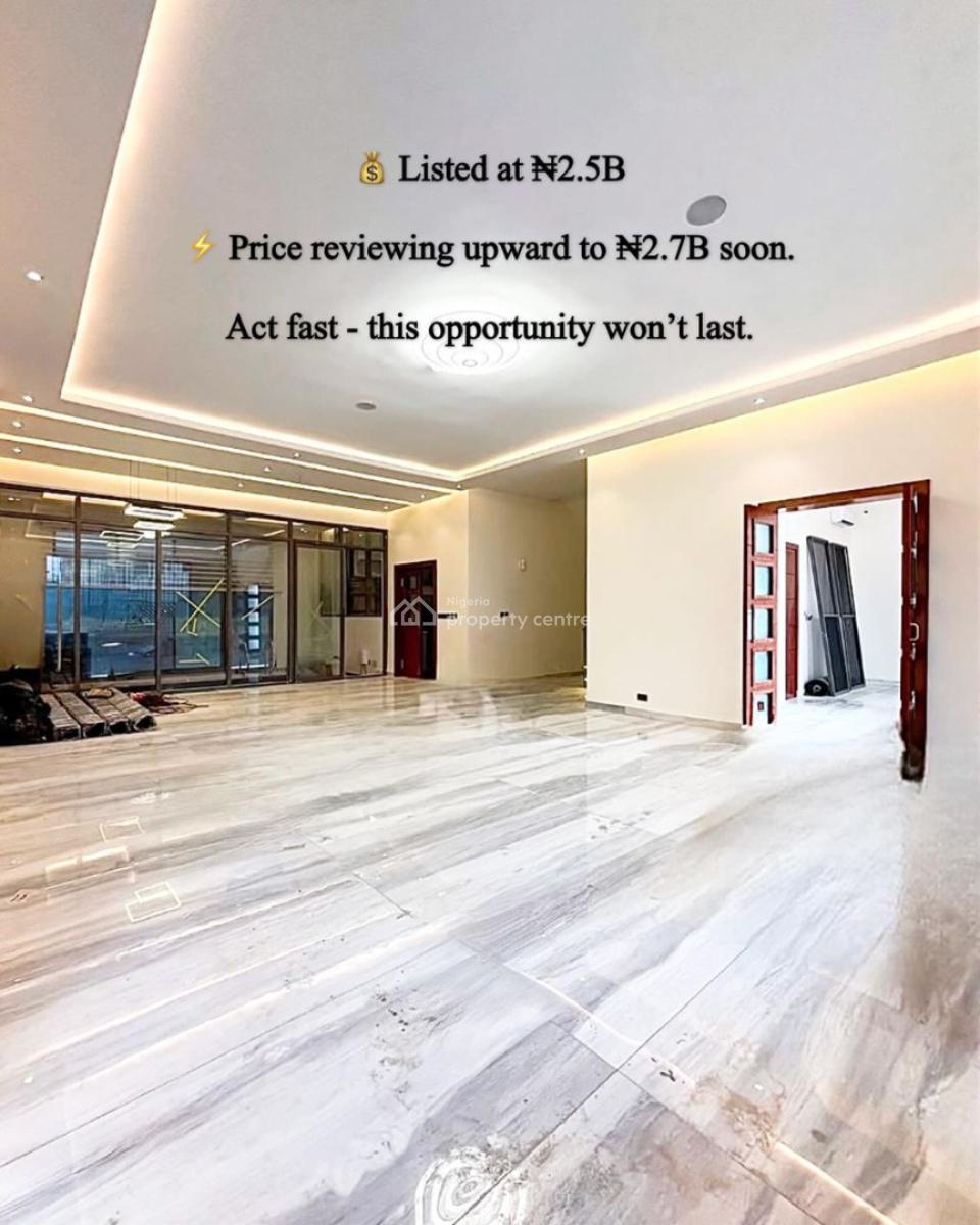 5 Bed Indoor Swimming Pool   Fully Fitted Private Cinema   Gym   E, Old Ikoyi, Ikoyi, Lagos, Detached Duplex for Sale