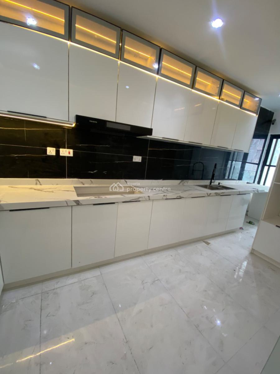 Fully Serviced and Pool Bran  New 4 Bedrooms Maisonette with Bq, Lekki Lekki, Ikate, Lekki, Lagos, Flat / Apartment for Sale