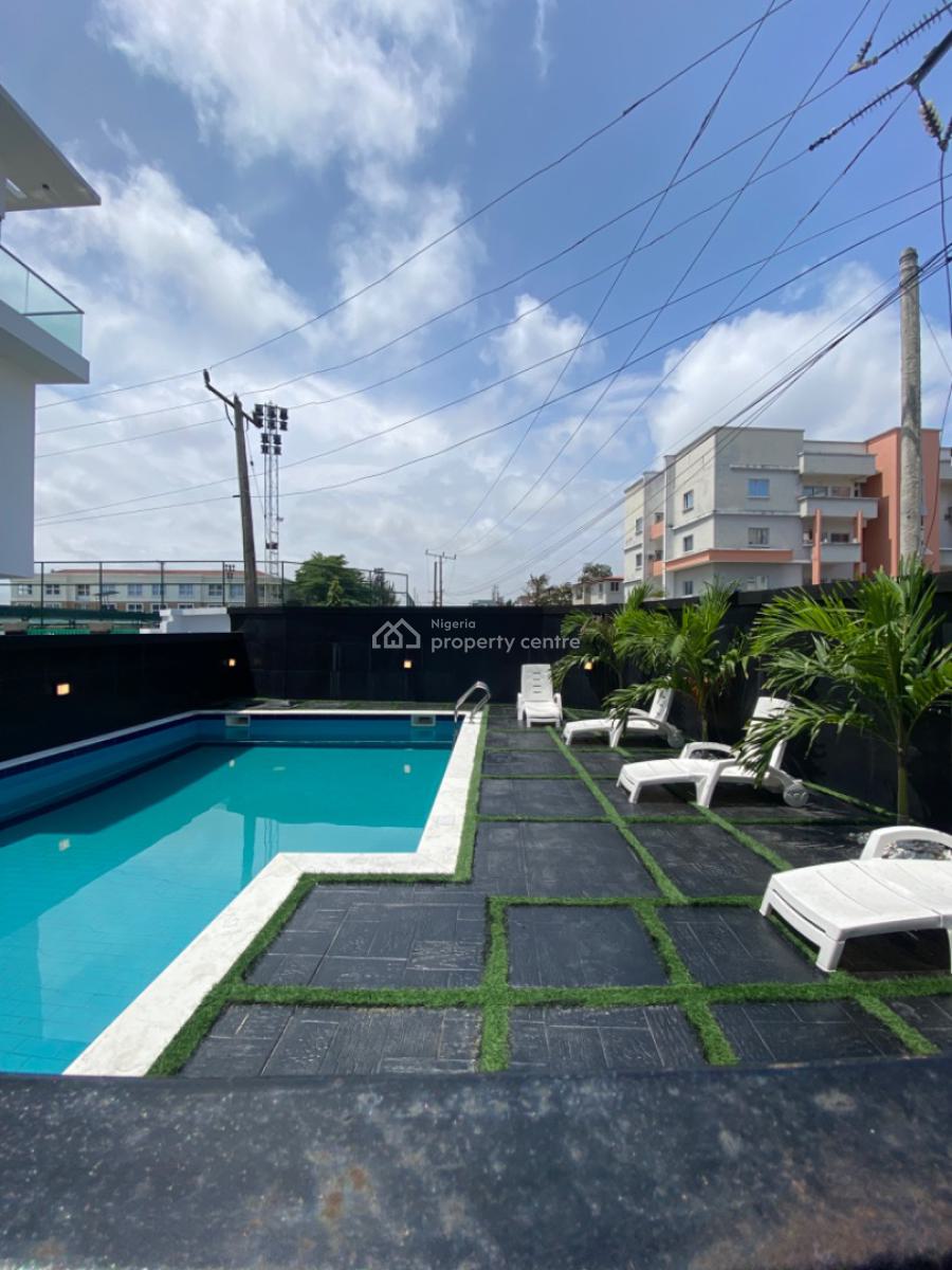 Fully Serviced and Pool Bran  New 4 Bedrooms Maisonette with Bq, Lekki Lekki, Ikate, Lekki, Lagos, Flat / Apartment for Sale
